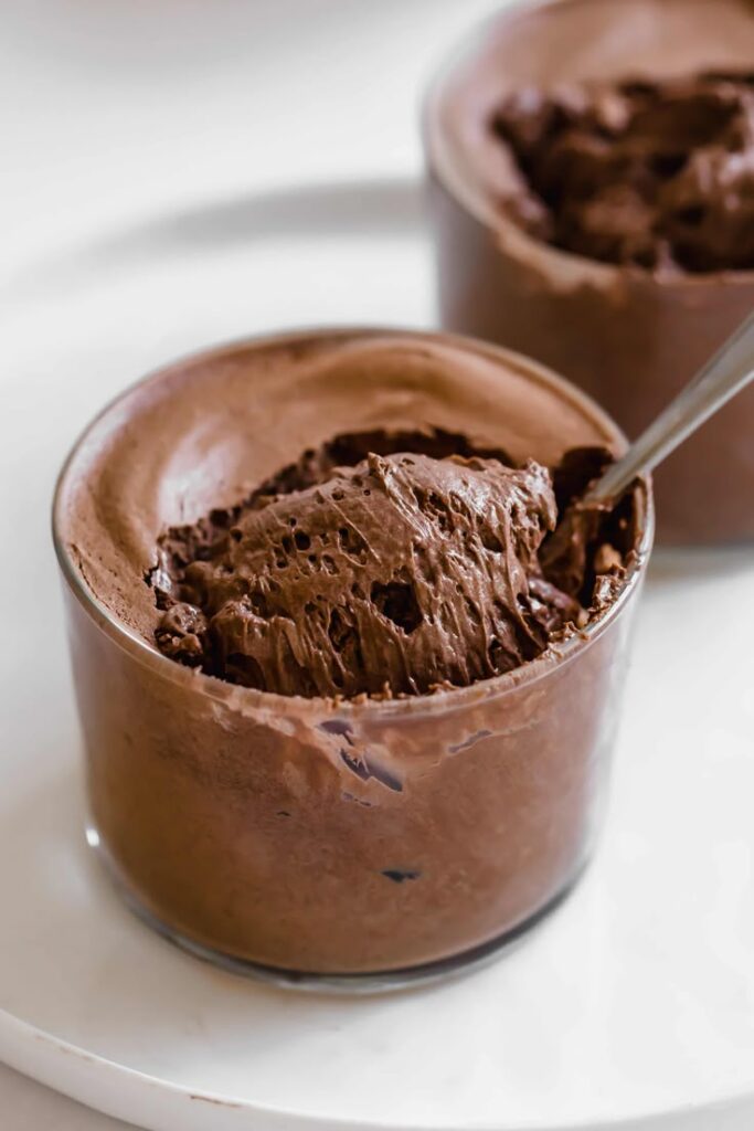 mousse au chocolat noir grand cru