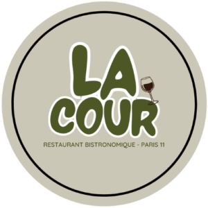 Logo graphique restaurant La Cour