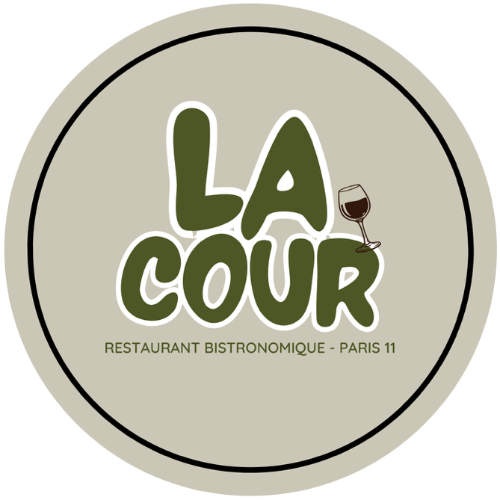 Logo graphique restaurant La Cour